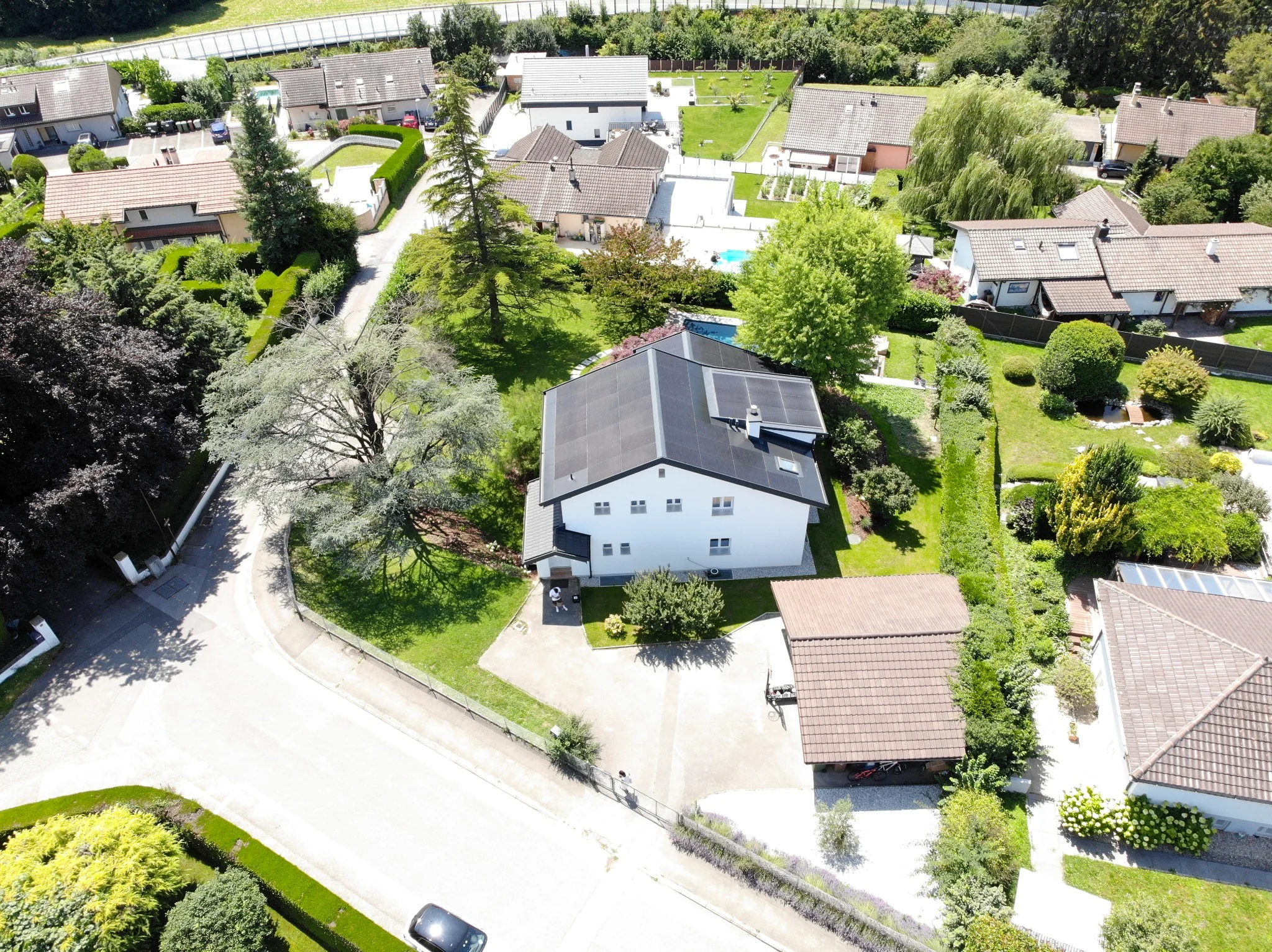 Maison équipée d’une toiture solaire Climacy à Bussigny